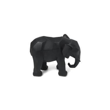 Imagem de Escultura Elefante Preto Fosco Pequeno