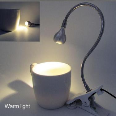 Imagem de Mini Luminária USB LED Portátil para Computador e Mesa