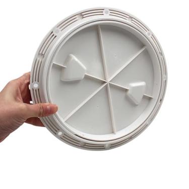 Imagem de Escotilha de Barco, Acessórios de Inspeção de Barco de Barco de Armazenamento de Barcos Deck Hatch Deck Plate Tampa de Inspeção Redonda de Inspeção de Deck de Acesso (6in)