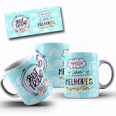 Imagem de Caneca de Porcelana Personalizada Amizades Com Frases Engraçadas, Divertidas e Deboche (Best friend...)