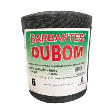 Imagem de Barbante Dubom Grafite - 1 Kg - Fio 6 - 1080m - Barbantes DUBOM