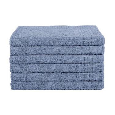 Imagem de Kit 06 Toalhas de Piso Pezinho Para Banheiro 65 x 44 - Dianneli Toalha