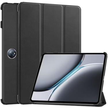 Imagem de Kepuch Custer Capas para Oppo Pad 3 / Oneplus Pad 2 / Oneplus Pad Pro,Couro-PU Bolsas Estojos - Preto