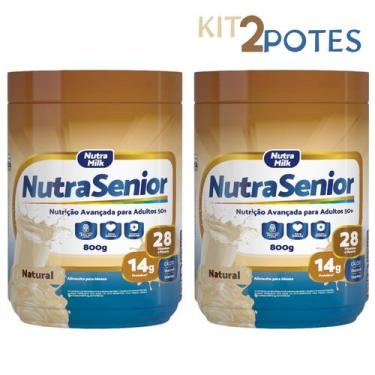 Imagem de Kit 2 Melhor Nutra Senior 50+ Suplemento Alimentar Completo com 28 Vit