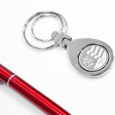 Imagem de Jg Caneta De Metal Touchscreen Com Chaveiro - Náutico - Mileno