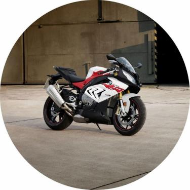 Imagem de Painel Redondo Tecido Sublimado 3D Moto Frd-5678