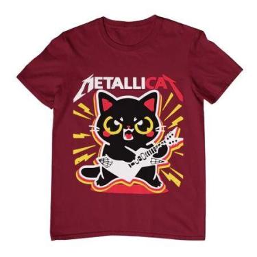 Imagem de Camiseta Camisa Estampada Feminino Masculino Ursinho Metallica - loja 