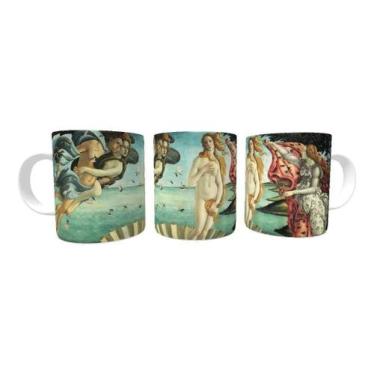 Imagem de Caneca Porcelana Obras Primas Sandro Botticelli O Nascimento De Vênus 