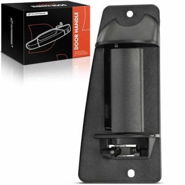 Imagem de A-Premium Maçaneta externa traseira do passageiro com fechadura compatível com Chevrolet Silverado 1500/1500 Classic/2500/2500 HD/2500 HD Classic e GMC Sierra 1500 Picape cabine estendida, preto