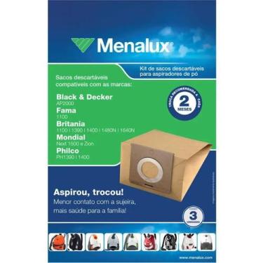 Imagem de Menalux Sacos Descartáveis P/ Aspirador De Pó - Eletrolux