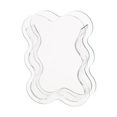 Imagem de Ｂｅｓｇａ Vaso de flores Vaso acrílico Hidropônico Tabela Central Pasia Flowerpot Propagação para a fazenda da mesa da área de trabalho do escritório Fazenda, Transparente