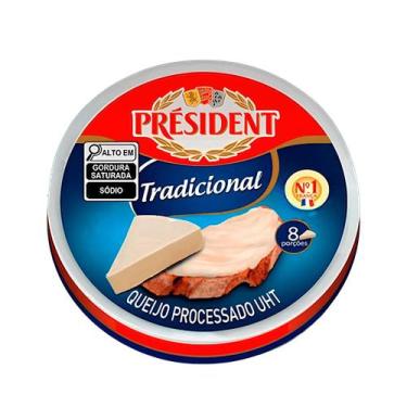 Imagem de Queijo Fundido Président 8 Unidades