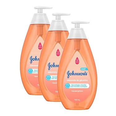 Imagem de Kit 3 Sabonetes Líquido Johnson's Baby da Cabeça aos Pés 750ml