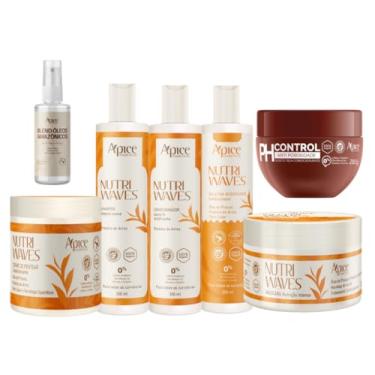 Imagem de Apse Cosmetics, Kit 5 Nutri Waves + PH Control Anti Porosidade + Blend Apse