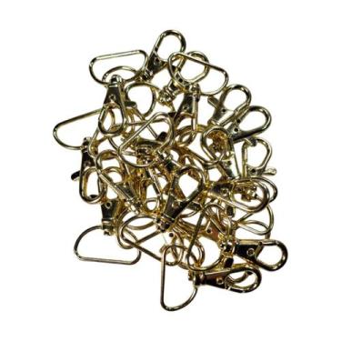 Imagem de Fecho Lagosta Chaveiro Dourado Mochila Conserto Ajuste Pochete Mala - 