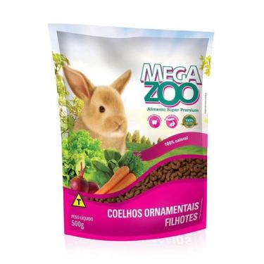 Imagem de Ração Extrusada para Coelhos Filhotes Megazoo com 500g