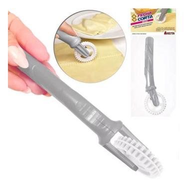 Imagem de Rolo Cortador Massas Fechar Pastel Fogaça Risole Fogazzas - Keita