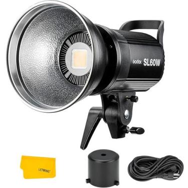 Imagem de Luz de vídeo LED Godox SL-60W CRI95+ 5600K com refletor