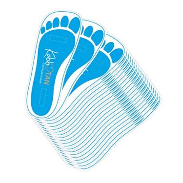 Imagem de KOBBTAN 60 Pares (120 Pés) De Protetores Bronzeamento Artificial Para Os Pés Em Azul