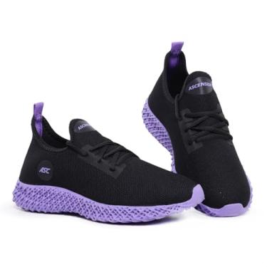 Imagem de Tênis Feminino Ascension Enerzy – Conforto e Estilo para Caminhada, Academia e Treinos Leves | Leve, Resistente e Respirável (Lilas, BR, Adulto, Numérico, 38)