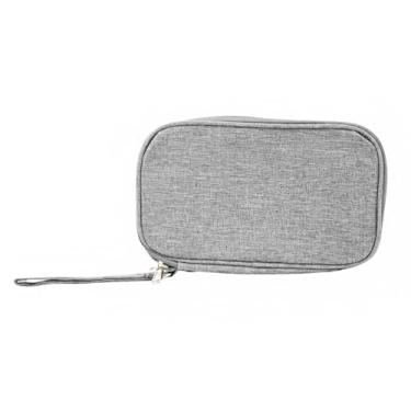 Imagem de Bolsa Organizadora Cabos Fios Eletrônicos Estojo Case Bag COR:CINZA(STO1990CZ)