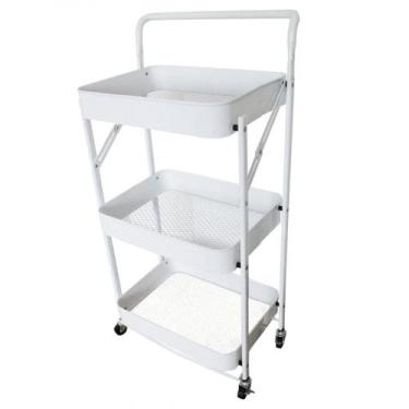 Imagem de Carrinho Multiuso Com 3 Prateleiras ( Fruteira / Organizador - Strom