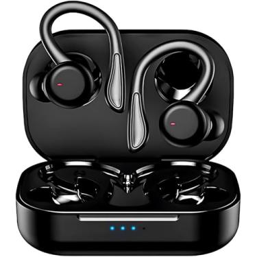 Imagem de Fone Bluetooth Sem Fio 4Leader com Microfone, À Prova d’Água IPX5, Som Potente, Encaixe Confortável e 20h de Bateria – Ideal para Treinos e Uso Diário