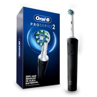 Imagem de Oral-B PRO Series 2, Escova de Dentes Elétrica, Cabeça Redonda, Advanced Clean, Preta