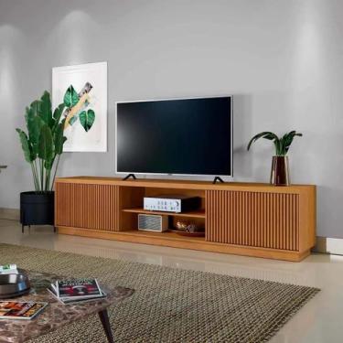 Imagem de Rack Valencia 2 Portas para Tv de até 75 Polegadas 1.80m Mavaular Taua