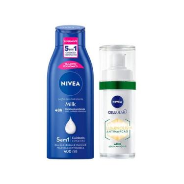 Imagem de Sérum Facial Nivea Antimarcas Luminous 630 Acne - 30ml + Loção Hidrata