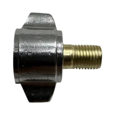 Imagem de XLWLLNJ Adaptador de copo de pulverização Conector de copo de tinta Ferramenta de aplicação de tinta Acessório de pulverizador de pintura de alumínio de fácil, Thread B