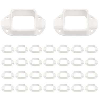 Imagem de 30 peças de clipes de luz de montagem ao ar livre para luzes externas Govee compatibilidade com H705 Luzes de corda externas, clipes de luzes LED, branco