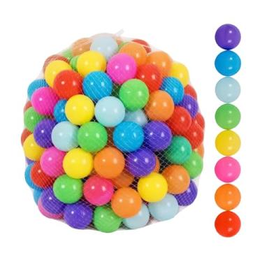 Imagem de Bolas De Piscina Para Crianças - Bolas Coloridas Para Crianças Brincarem | 50 Peças Acessórios Aprendizagem Infantil Cores Vivas Para Meninos Meninas Crianças em Idade Pré-Escolar Espaços Exteriores