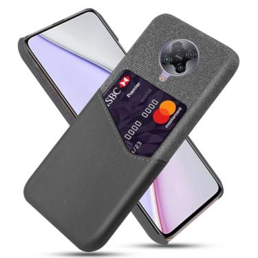 Imagem de Capa para Xiaomi Redmi K30pro,Tela e tampa de couro PU,Antideslizante,360°cobertura completa à prova de choque com 1 slot de cartão atrás,Prevenção de queda-Gray