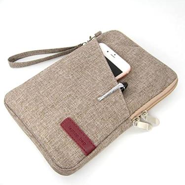 Imagem de Capa protetora resistente à água para tablet, bolsa portátil compatível com GPD Pocket 4 (Cáqui)