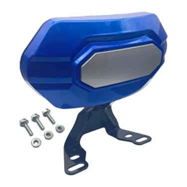 Imagem de predolo Encosto para Bicicleta Elétrica, Multiuso, Fácil de Instalar, Peças de Reposição Resistentes Ao Desgaste, Encostos Sissy Bar, Encosto Traseiro Do Pass, Azul, Tamanho real