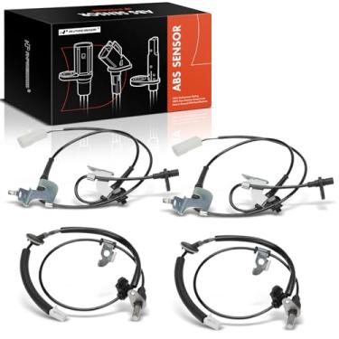 Imagem de A-Premium Sensor de velocidade da roda ABS dianteiro e traseiro 4 peças compatível com modelos Mazda - MX-5 Miata 2006-2015