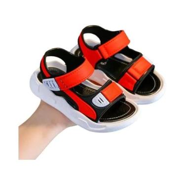 Imagem de Sandálias Infantis Antiderrapantes para Bebês - Solado Macio para Prai