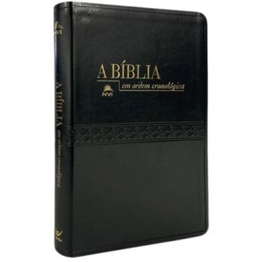 Imagem de A Bíblia em Ordem Cronológica NVI - Vida, Preta