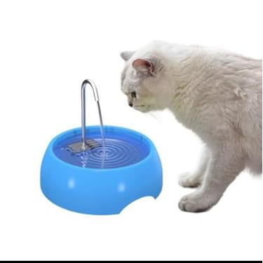Imagem de FONTE BEBEDOURO PARA GATOS 1200ML TORNEIRA INOX E FILTRO DE CARVÃO ATIVADO