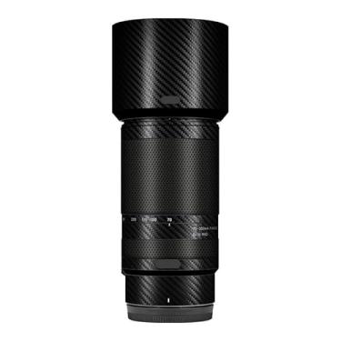 Imagem de Película para câmera Película protetora de lentes antirriscos para Tamron 70-300 mm F4.5-6.3 adequado para Nikon Mount 70 300 (fibra de carbono preta)