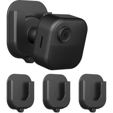 Imagem de Pacote com 3 suportes de parede sem parafusos para câmera piscante ao ar livre XT2, suporte adesivo forte ajustável de 360 graus, 2 formas de instalação VHB Stick On ou parafusos, fácil de instalar, sem bagunça, sem perfuração