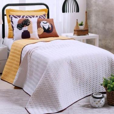 Imagem de Cobre Leito Solteiro Colorful Dupla Face 200 Fios 5 Peças - Summer Sou