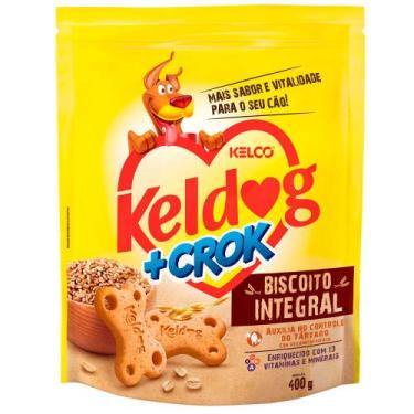 Imagem de Biscoito Integral Keldog + Crok Kelco 400g