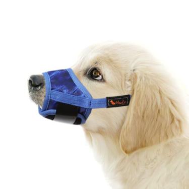 Imagem de Focinho de cachorro HEELE Fashion Soft Nylon para cães pequenos, azul 
