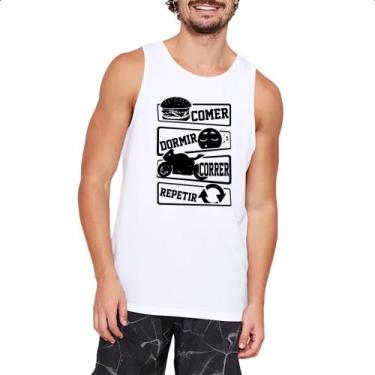 Imagem de Camiseta Regata Comer Dormir Correr Repetir - Alearts, P