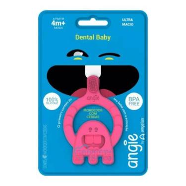 Imagem de Mordedor Infantil Dental Baby  Rosa  Angie