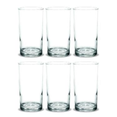 Imagem de Copo Brooklyn 330ml Vidro Resistente Suco Agua Nadir - 6Un - NADIR FIG