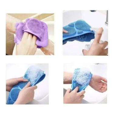 Imagem de Esponja de Silicone Ecológico Para Banho Confort - A1