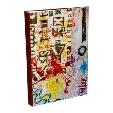 Imagem de Álbum de Fotos Pocket Tema Jornal 40 Fotos 10x15 cm Capa Dura Acabamento Brilhante Multicolorido